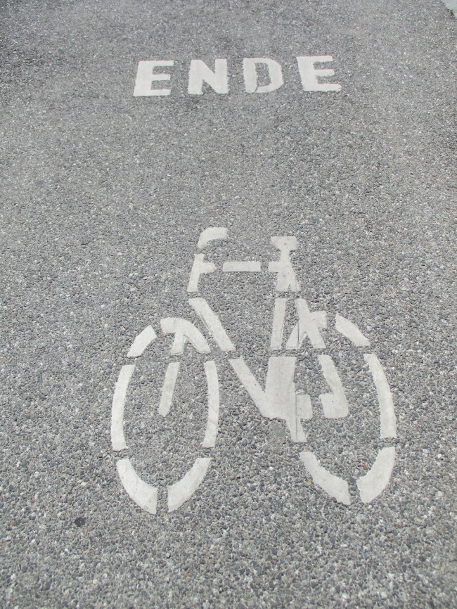 radweg-ende